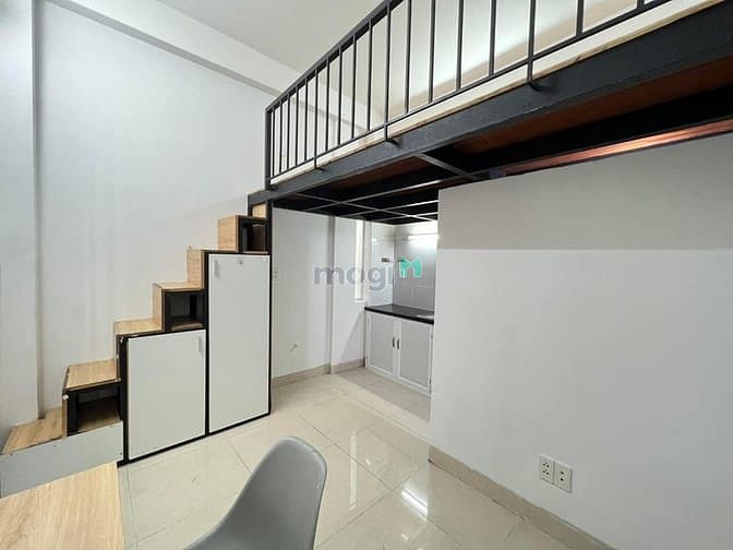 Hình ảnh Cho thuê Căn Hộ DUPLEX Chu Văn An_Full NT_Cửa sổ trời gần Hutech