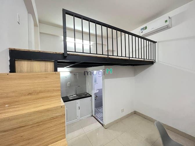 Hình ảnh Cho thuê Căn Hộ DUPLEX Chu Văn An_Full NT_Cửa sổ trời gần Hutech