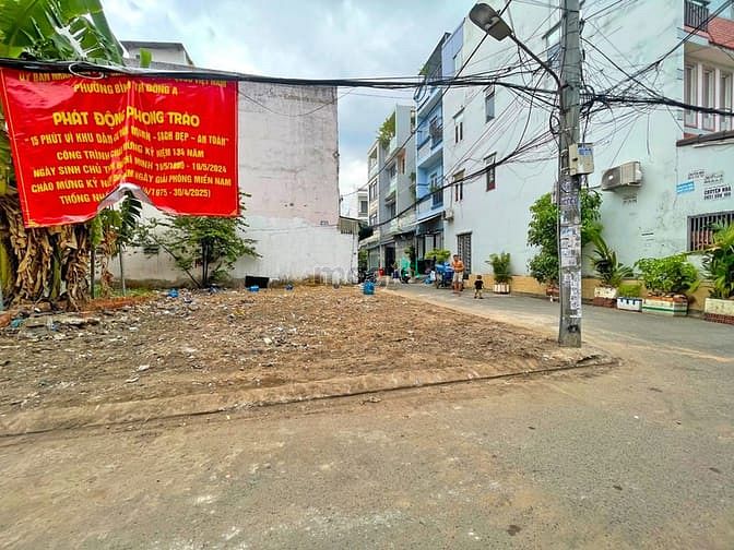 Hình ảnh Cần bán lô đất góc 2 MT hẻm 230/ Mã Lò, 8 x 12m, hẻm 5m, Giá: 6.6 tỷ.