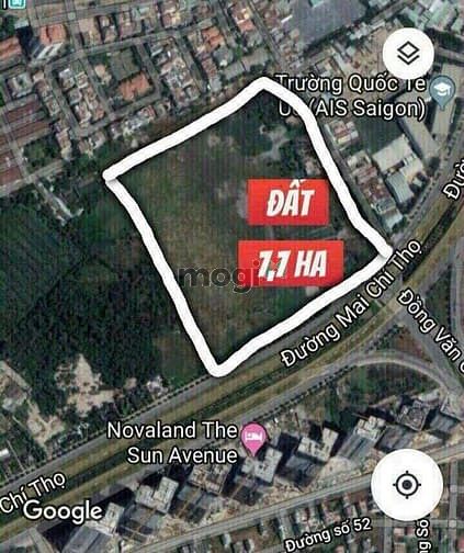 Hình ảnh Đất dự án TTTM - khách sạn - MT Mai Chí Thọ Quận 2, DT 7,7ha 38tr/m2