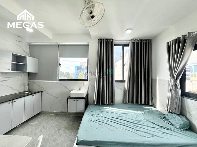 Hình ảnh Phòng Studio Giá Rẻ Full Nội Thất Cửa Sổ Trời Ngay Lê Đức Thọ