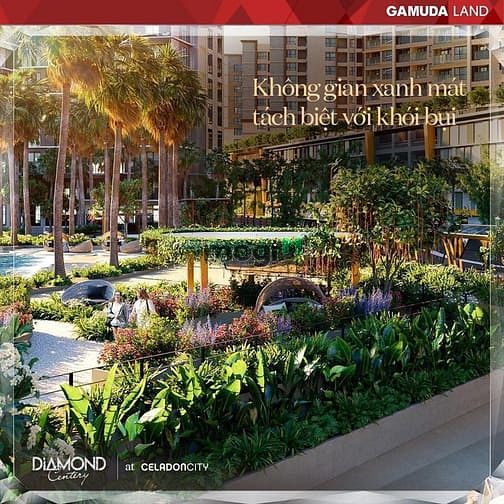 Hình ảnh Căn GÓC-TRỆT DUPLEX 2 TẦNG đẹp nhất Diamond Centery,view hồ sinh thái