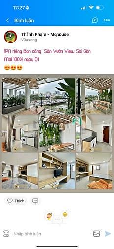 Hình ảnh ✅ Căn Hộ Penthouse_1PN_Ban Công View Sông_Bình Thạnh
