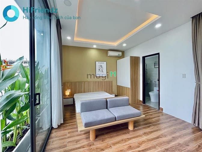 Hình ảnh 1PN - 45m2 - Ban công - Máy giặt Riêng - Giáp Q1