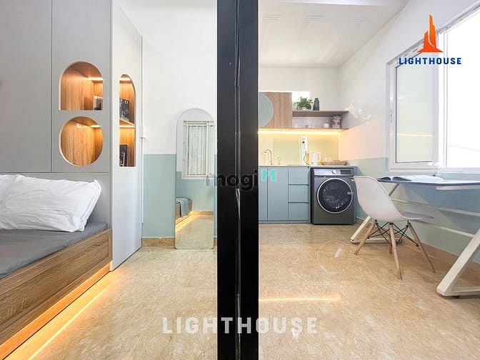 Hình ảnh Hệ thống CHDV Q10 phòng rộng 40m2 thang máy đầy đủ dịch vụ đường 3/2