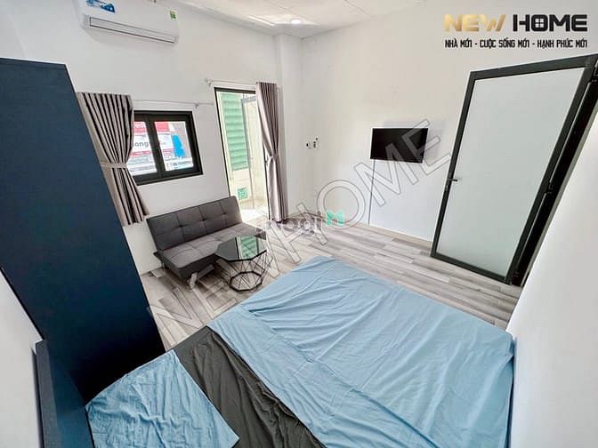 Hình ảnh 1Pn - 40m2 - Ban Công - Thang Máy- Máy Giặt Riêng - Q4
