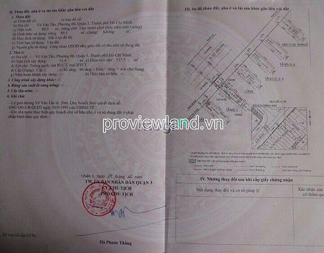 Hình ảnh Tòa nhà văn phòng Võ Văn Tần, Quận 3, 4x22m, 1 hầm + 6 tầng, Giá 38 tỷ