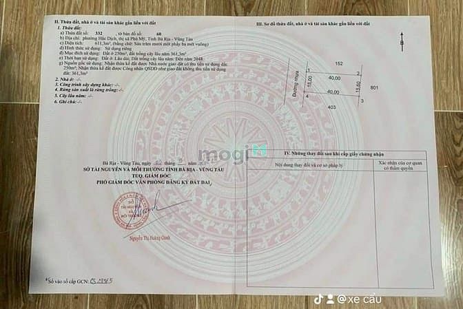 Hình ảnh 9 chủ bán lô đất ở đô thị 611m2 giá 4 tỷ 600 triệu – cạnh Khu biệt Thự