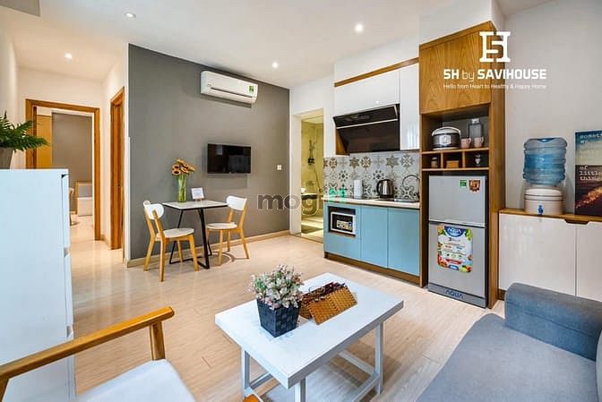 Hình ảnh Cho Thuê Căn Hộ 1PN, 2PN Full Nội Thất Gần Sân Bay P2 Quận Tân Bình