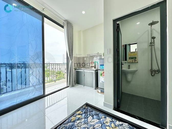 Hình ảnh Cho thuê studio full nội thất, bancol cực thoáng gần Lê Văn Việt, CNC