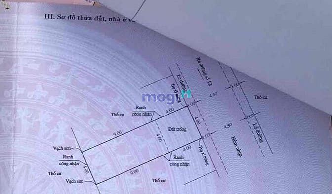 Hình ảnh Đất hẻm xe hơi 7m đường số 12 phường Tam Bình, sổ hồng 3,9 tỷ, Bán Gấp