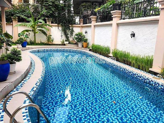 Hình ảnh Cho thuê biệt thự Kim Sơn Thảo Điền, 750m2 đất, hồ bơi + sân vườn