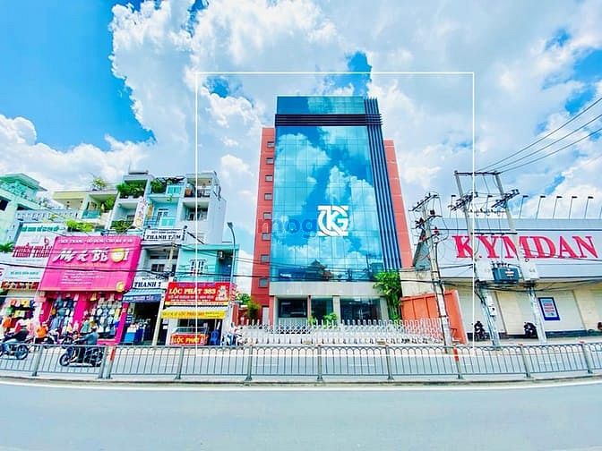 Hình ảnh Cho thuê tòa nhà MỚI 2267m2, Hầm 9 lầu MT Bà Hom, Q6 Đầy đủ PCCC