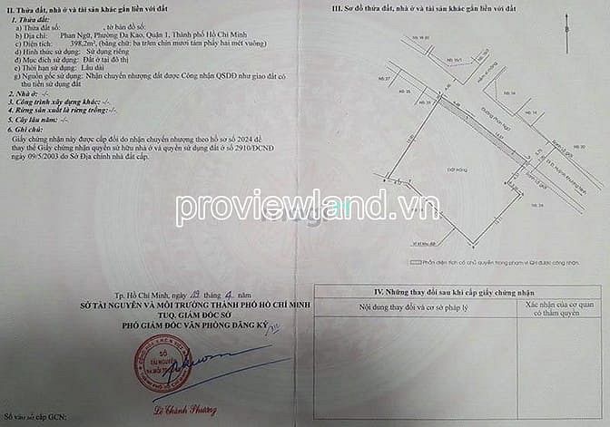 Hình ảnh Bán đất Quận 1, mặt tiền Phan Ngữ, 22x20m đất, sổ hồng chính chủ