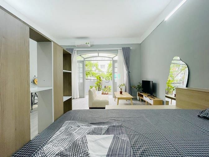 Hình ảnh Cho thuê Trang Chủ MB66.COM / Đăng Ký Tặng 66K Studio ban công gần chợ Tân Định, cầu Trần Khánh Dư