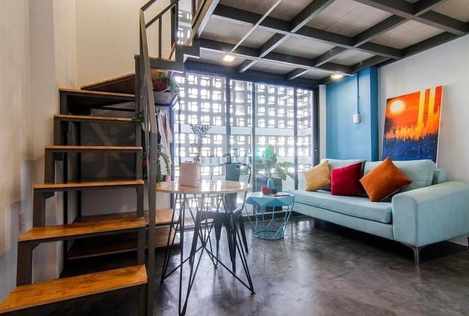 Hình ảnh ✅CHDV dạng Duplex_Thiết kế hiện đại_Ban công_ngay Thảo Điền Quận 2✅