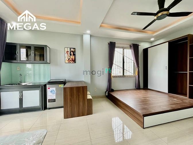 Hình ảnh Căn Hộ Studio Ban Công 30m2, Full Nội Thất, Sẵn Máy Giặt Riêng