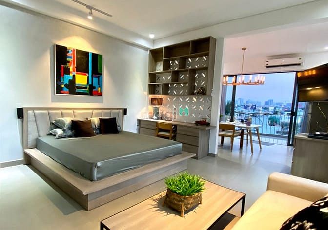 Hình ảnh Cho thuê Trang Chủ MB66.COM / Đăng Ký Tặng 66K 2 ban công rộng 68m2, sát Quận 1, nội thất cao cấp