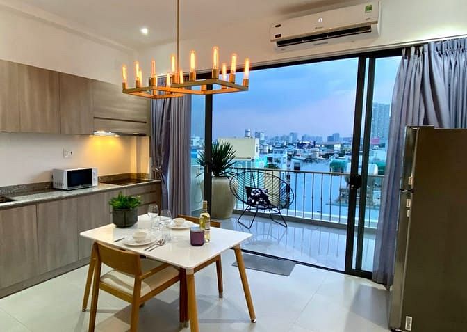 Hình ảnh Cho thuê Trang Chủ MB66.COM / Đăng Ký Tặng 66K 2 ban công rộng 68m2, sát Quận 1, nội thất cao cấp