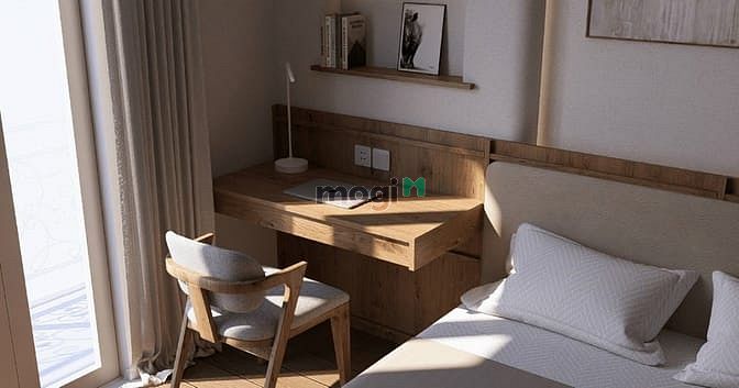 Hình ảnh 🍀1PN kiểu Âu_Full NT gỗ_BC sáng_Ngay Phan Kế Bích_Đa Kao_Q1