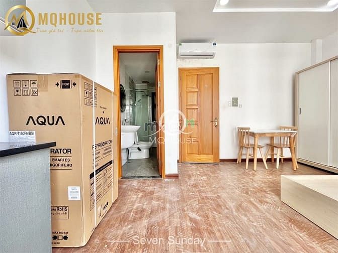 Hình ảnh 🍀Studio_Full NT Mới_Sàn Gỗ_Bancol Rộng_Gần PVĐ