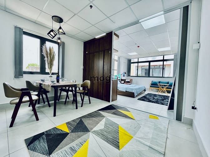 Hình ảnh Cho Thuê Căn Hộ Studio 1PN  Cửa Sổ Lớn Phổ Quang Tân Bình