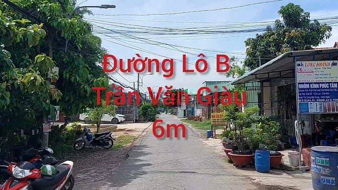 Hình ảnh VIP đất 1006m2 trong đó có 748m2 thổ. Có nhà cấp 4 lô B Trần Văn Giàu
