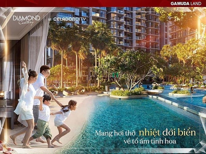 Hình ảnh Căn 2PN-2WC-96m2- chỉ 6.15 tỷ (full 102%)- Diamond Centery Celadon