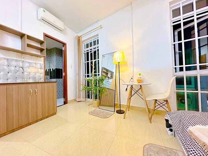 Hình ảnh Studio có cửa sổ cho nuôi pet full nội thất gần Văn Lang, Hồng Bàn,UEF