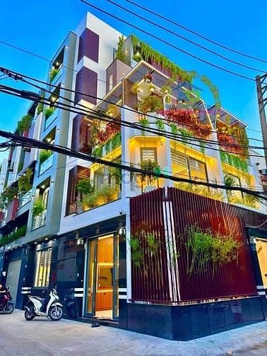 Hình ảnh Siêu Phẩm Vila Căn góc💦 Hẻm Thông 8m💦Phạm Văn Chiêu 💦10x10M 4 Lầu