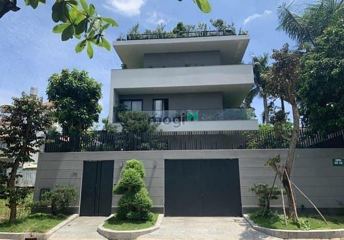 Hình ảnh Biệt thự sân vườn Hầm 4 Tầng Compound Ven sông Quận 2 DT 300m2, 90tr