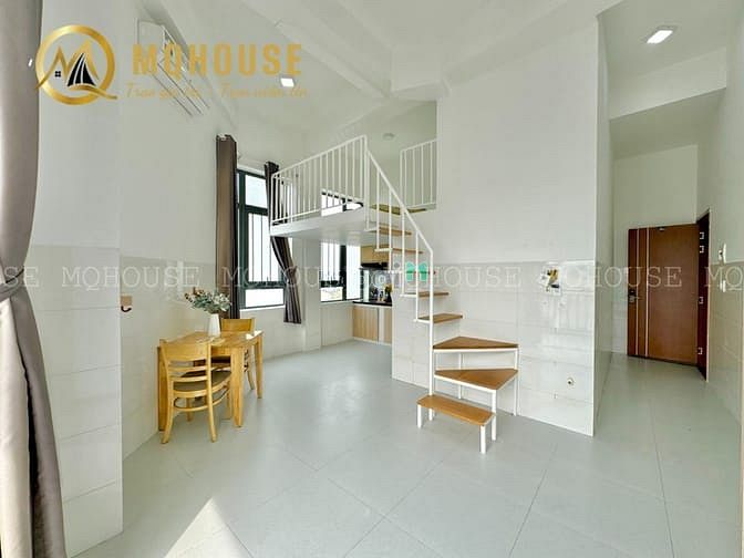 Hình ảnh Cho Thuê Căn Hộ Duplex 1PN Cửa Sổ Lớn Lạc Long Quân Quận Tân Bình