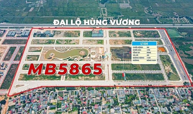 Hình ảnh Bán Nhanh lô đất 85m2 - ngay Cạnh TT Thương mại Aeon Mall - Thanh Hoá