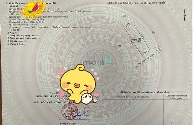 Hình ảnh Bán Nhanh lô đất 85m2 - ngay Cạnh TT Thương mại Aeon Mall - Thanh Hoá