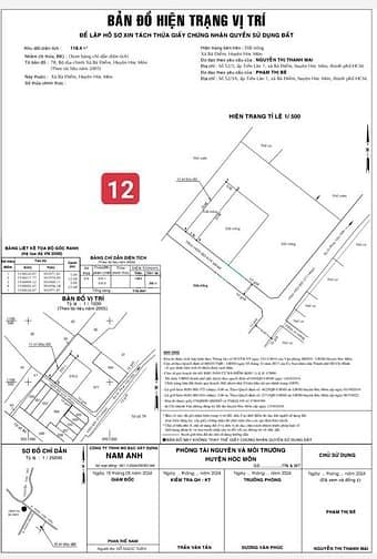 Hình ảnh Đất 5 x 24mđường Phan Văn Hớn,gần Chợ Bà Điểm, bến xe An Sương Hóc Môn