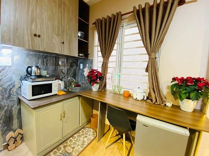 Hình ảnh Studio full nội thất máy giặt riêng, mặt tiền đường Q1