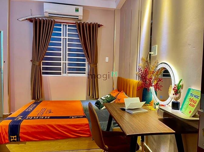Hình ảnh Studio full nội thất máy giặt riêng, mặt tiền đường Q1