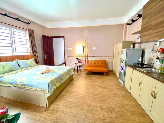 Hình ảnh Studio full nội thất máy giặt riêng, mặt tiền đường Q1