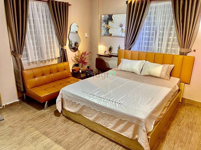 Hình ảnh Studio full nội thất máy giặt riêng, mặt tiền đường Q1