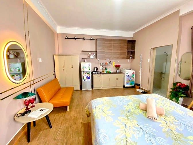 Hình ảnh Studio full nội thất máy giặt riêng, mặt tiền đường Q1
