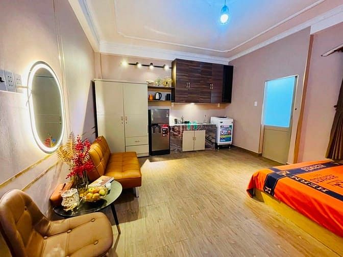 Hình ảnh Studio full nội thất máy giặt riêng, mặt tiền đường Q1