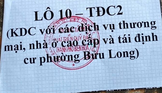 Hình ảnh Đất TDC Bửu Long 3, khu mới bàn giao sau lưng nguyễn bỉnh khiêm