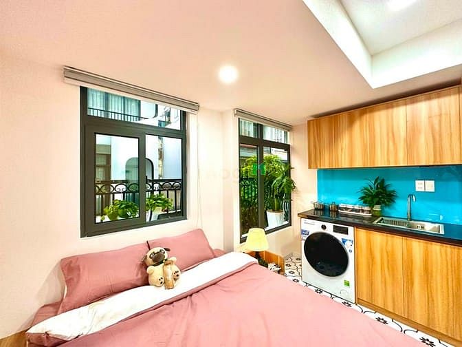 Hình ảnh Cho Thuê Căn Hộ Full Nội Thất Ban Công Máy Giặt Riêng Quận 7