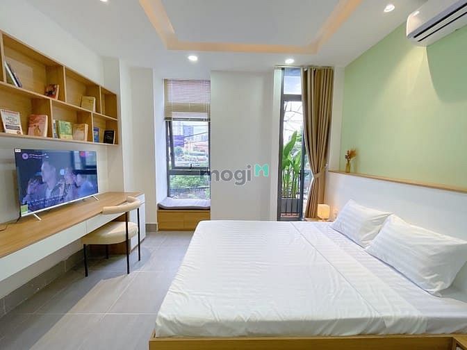 Hình ảnh Cho Thuê Căn Hộ 1PN+ bancol Full Nội Thất Gần Sân Bay Phường2 Tân Binh