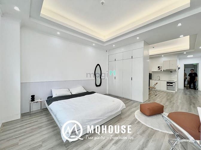 Hình ảnh Studio_nội thất hiện đại_full nội thất_ban công_ngay Trần Khánh Dư
