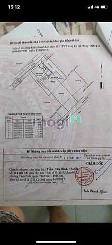 Hình ảnh Đất Thổ Cư DT: 4.5m x 15m SHR Đường TL15 P-Thạnh Lộc