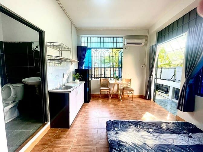 Hình ảnh Studio Bancol-thang máy full nội thất tại Khuông Việt-Tân Phú