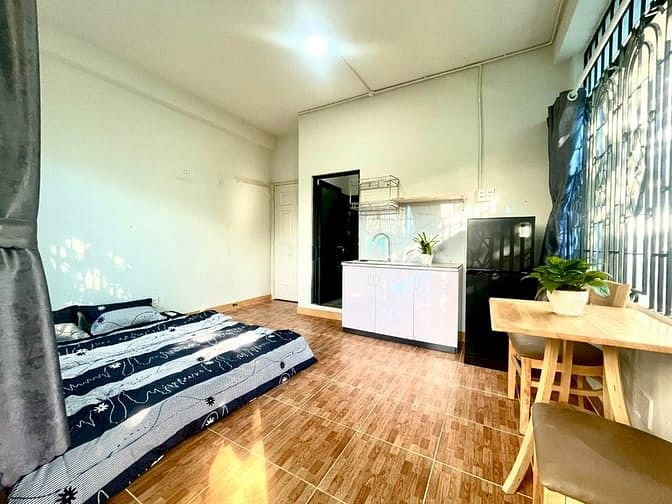 Hình ảnh Studio Bancol-thang máy full nội thất tại Khuông Việt-Tân Phú