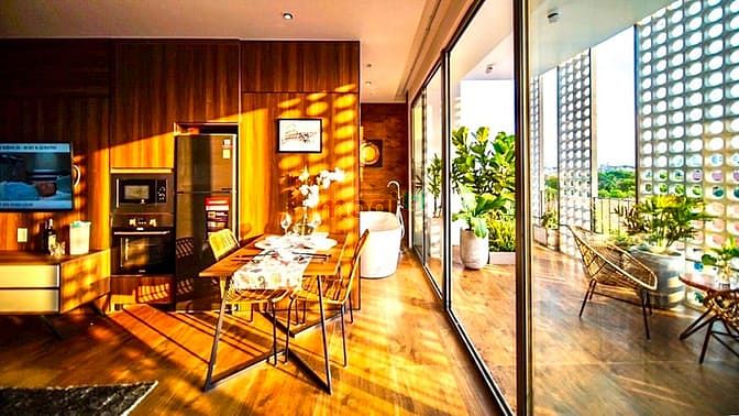 Hình ảnh 🍀Studio Vách Ngăn_NT Gỗ_Bancol Siêu Rộng_Thiết Kế Tinh Tế_Quận 10