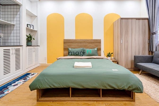 Hình ảnh Cho thuê căn Studio Quận 3 nội thất hiện đại cửa sổ thoáng gần cầu LVS